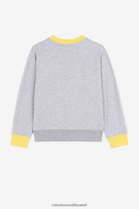 Roberto Cavalli أولاد رمل شورت بطبعة الشعار ملابس 4H40H1731