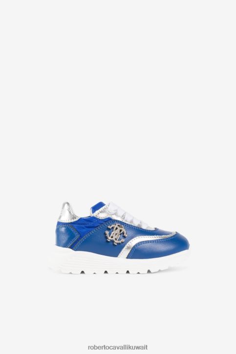 Roberto Cavalli أولاد الياقوت بنطال رياضي بطبعة شعار الماركة ملابس 4H40H1757