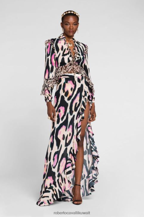 Roberto Cavalli نحيف رشيقة جيبة ملابس 4H40H244