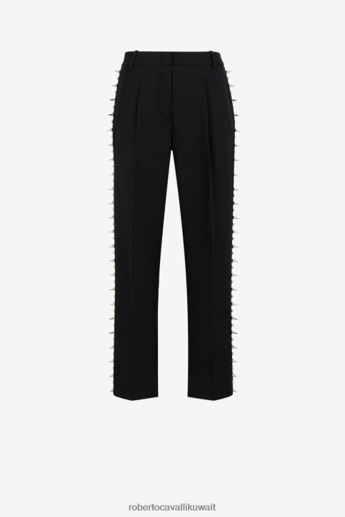 Roberto Cavalli نحيف حار بنطال قصير مزين بترصيع ملابس 4H40H285