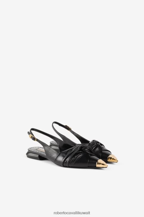 Roberto Cavalli نحيف أسود/رمادي/أبيض مضخات لو بيتيغول أحذية 4H40H443