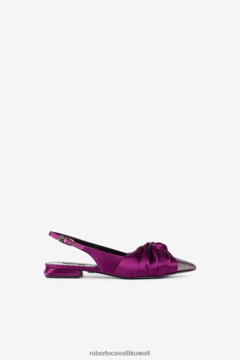 Roberto Cavalli نحيف متعدد الألوان حذاء بكعب خلفي وطبعة طلاء أحذية 4H40H445