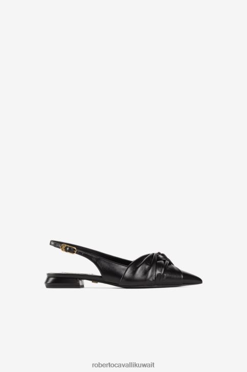 Roberto Cavalli نحيف أسود/عاجي مضخات لو بيتيغول أحذية 4H40H497