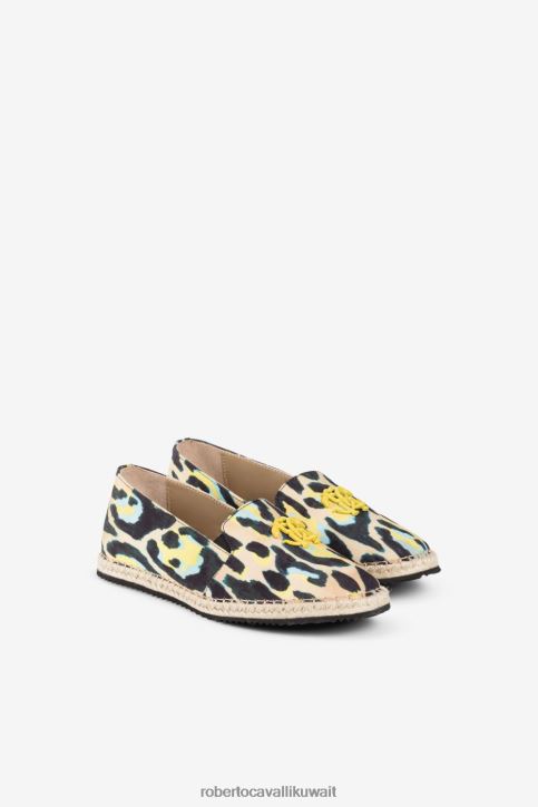 Roberto Cavalli نحيف رشيقة قماش اسبادريل أحذية 4H40H551