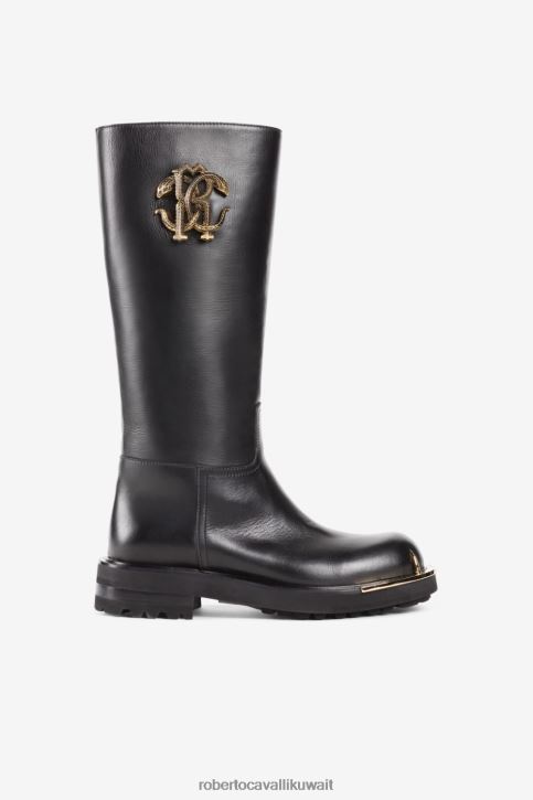 Roberto Cavalli نحيف أنيق حذاء طويل أحذية 4H40H560