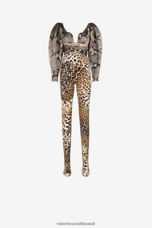 Roberto Cavalli نحيف موضة فستان ملابس 4H40H60