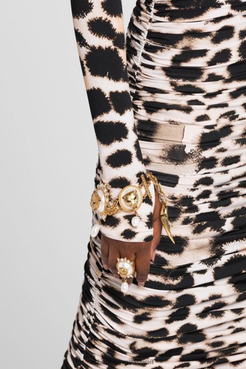 Roberto Cavalli نحيف موضة خاتم بتصميم جاكوار مُكَمِّلات 4H40H609