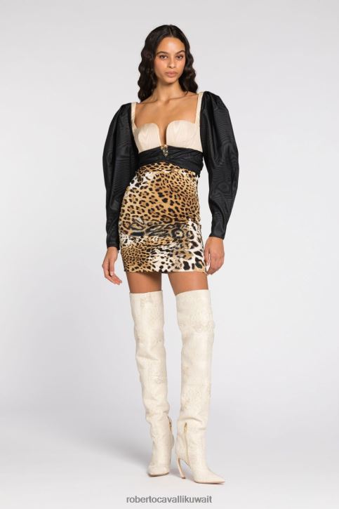 Roberto Cavalli نحيف موضة فستان ملابس 4H40H60