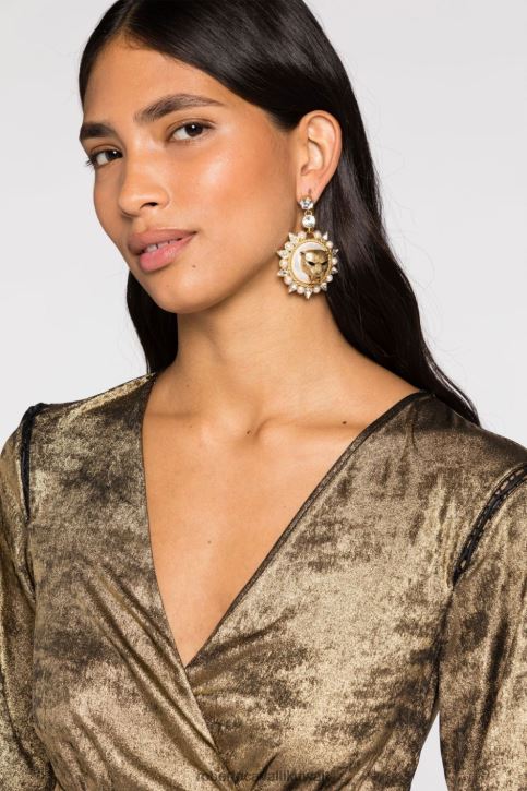 Roberto Cavalli نحيف أنيق سوار بتصميم جاكوار مُكَمِّلات 4H40H610