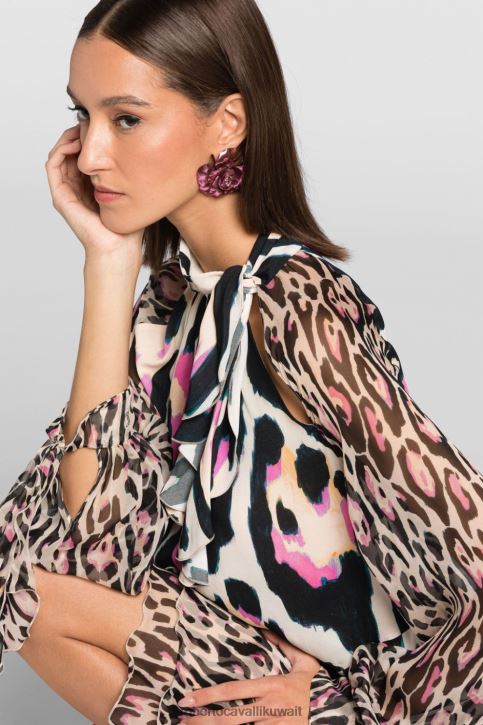 Roberto Cavalli نحيف رشيقة قلادة زهرية معدنية مُكَمِّلات 4H40H616