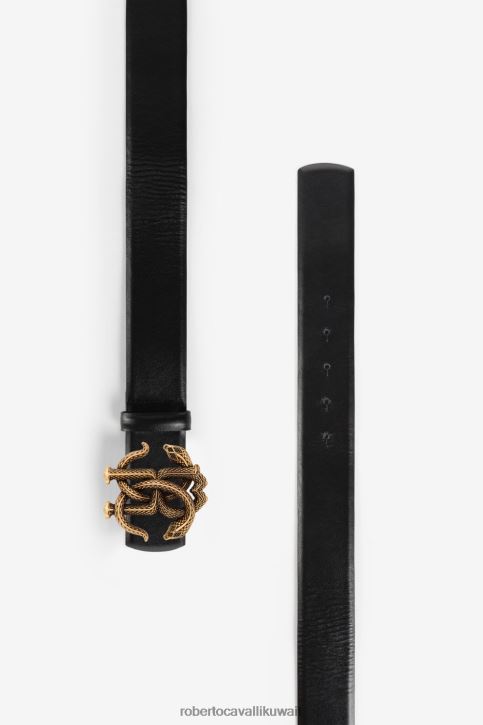 Roberto Cavalli نحيف موضة حزام بمشبك بشعار الماركة مُكَمِّلات 4H40H626