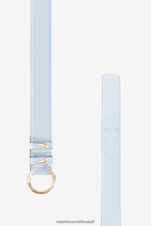 Roberto Cavalli نحيف رشيقة حزام جلد رأس النمر مُكَمِّلات 4H40H633