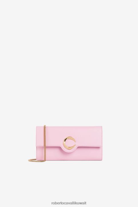 Roberto Cavalli نحيف طفل الوردي محفظة شعار ج مُكَمِّلات 4H40H648