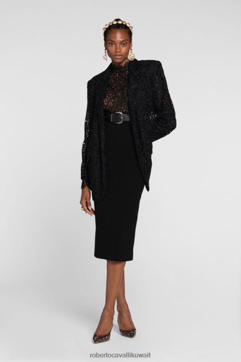 Roberto Cavalli نحيف متعدد الألوان فستان كتلة اللون ملابس 4H40H68