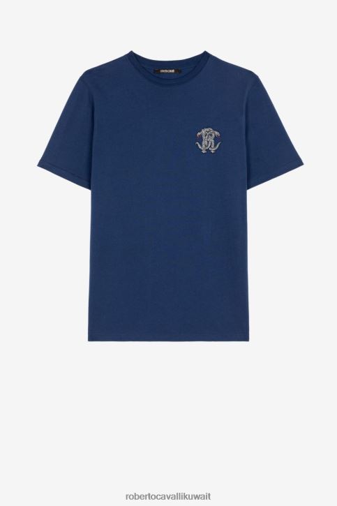 Roberto Cavalli رجال أنيق تي شيرت ملابس 4H40H750