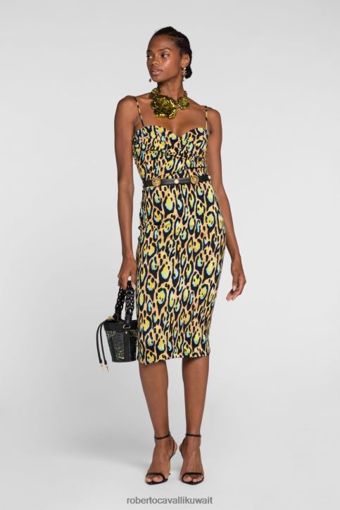 Roberto Cavalli نحيف أنيق فستان ملابس 4H40H82