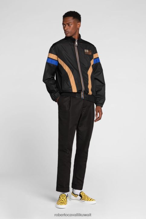 Roberto Cavalli رجال موضة هودي برباط وطبعة حيوان ملابس 4H40H849