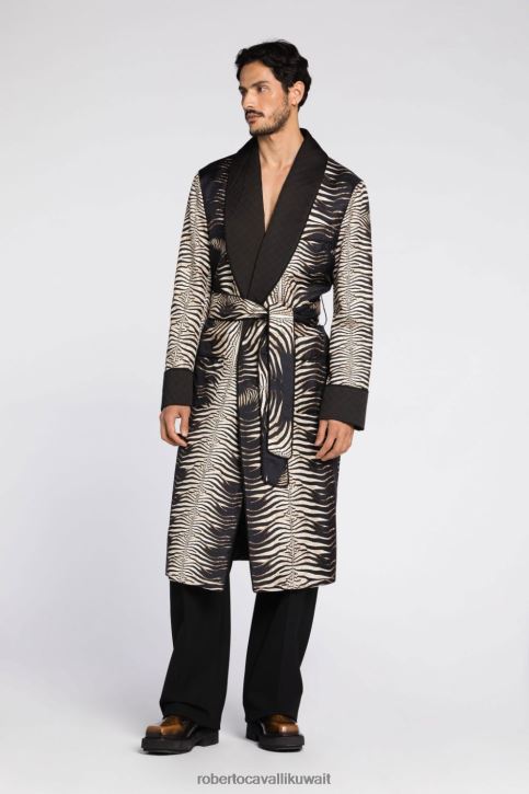Roberto Cavalli رجال حار سترة بألوان أسنان النمر ملابس 4H40H940