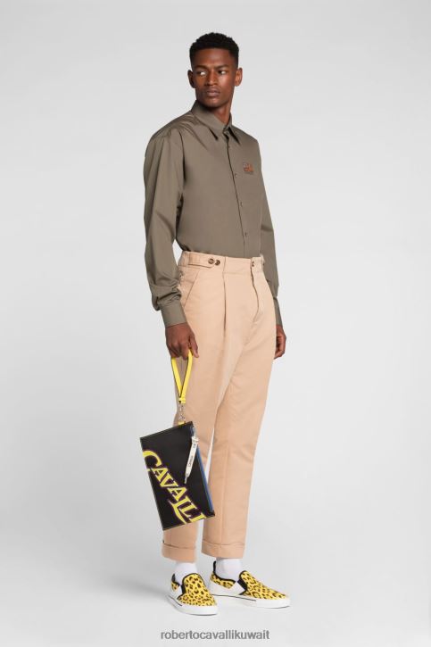 Roberto Cavalli رجال رشيقة جينز بقصة مستقيمة ملابس 4H40H972