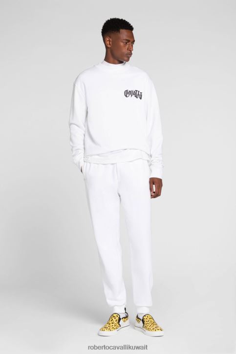 Roberto Cavalli رجال موضة بنطال رياضي برباط وشريط جانبي ملابس 4H40H975