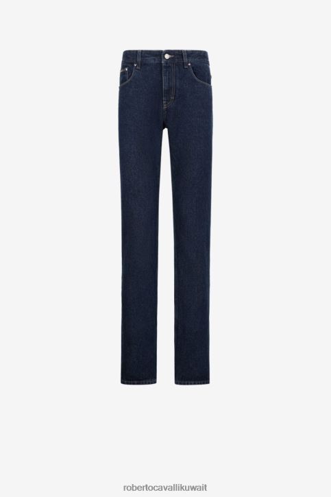 Roberto Cavalli رجال موضة جينز بقصة ضيقة ملابس 4H40H990