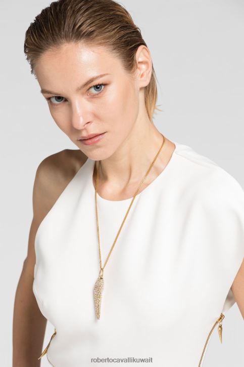 Roberto Cavalli نحيف 5011 خاتم مزين بالكريستال العنبي مُكَمِّلات 4H40H601