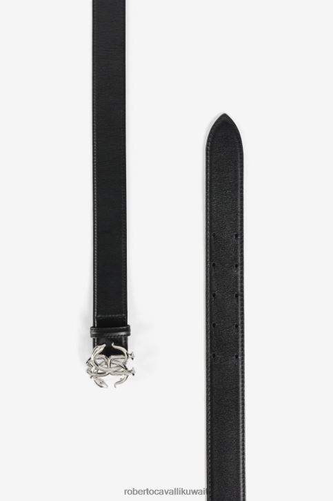 Roberto Cavalli رجال 5051 مرآة جلد الثعبان حزام مُكَمِّلات 4H40H1159