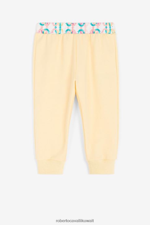 Roberto Cavalli فتيات 5575 بنطال رياضي بطبعة مونوغرام ملابس 4H40H1454