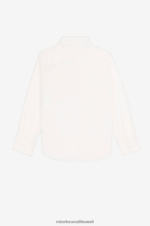 Roberto Cavalli أولاد 9120 سويت شيرت بطبعة شعار الماركة ملابس 4H40H1679