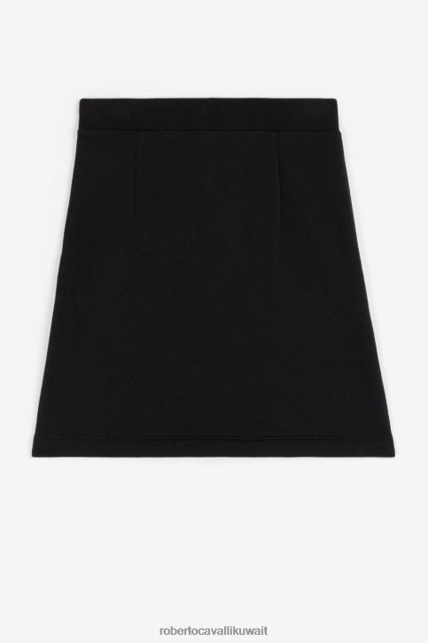 Roberto Cavalli فتيات أسود سترة مونوغرام RC ملابس 4H40H1316