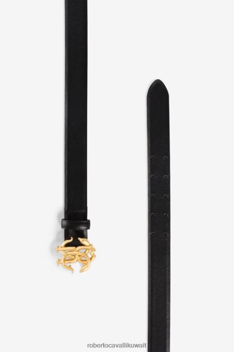 Roberto Cavalli نحيف d0026 حزام ثعبان مرآة مُكَمِّلات 4H40H625