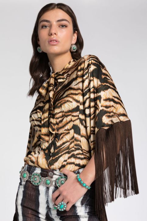 Roberto Cavalli نحيف d0607 قلادة ثعبان مزينة بالأحجار الكريمة مُكَمِّلات 4H40H583