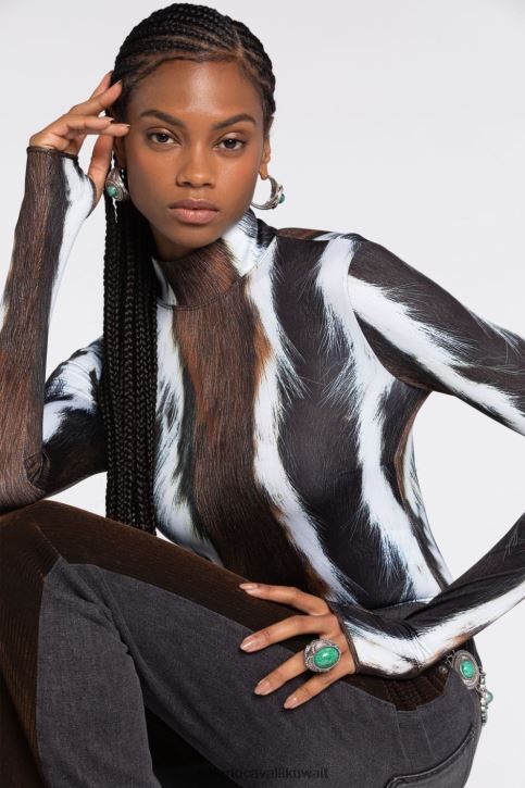 Roberto Cavalli نحيف d0607 صفعة مزينة بالأحجار الكريمة مُكَمِّلات 4H40H584