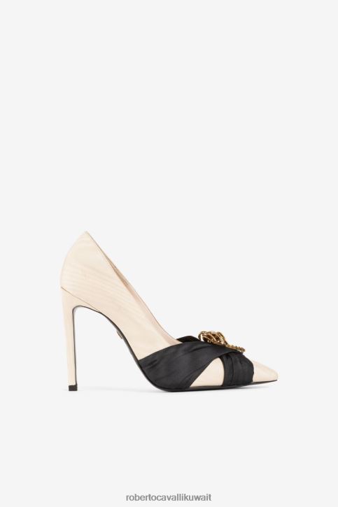 Roberto Cavalli نحيف d1240 حذاء لو بيتيغول بكعب خلفي مزين بالعنب أحذية 4H40H512