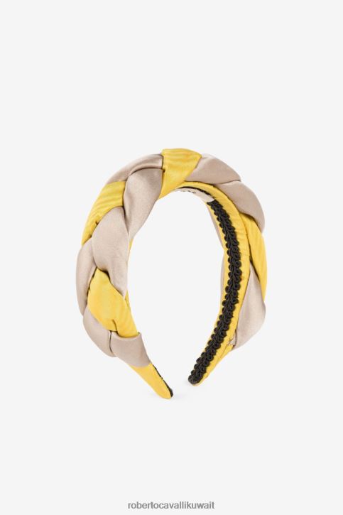 Roberto Cavalli نحيف d1274 عصابة رأس بتفاصيل جديلة مُكَمِّلات 4H40H660