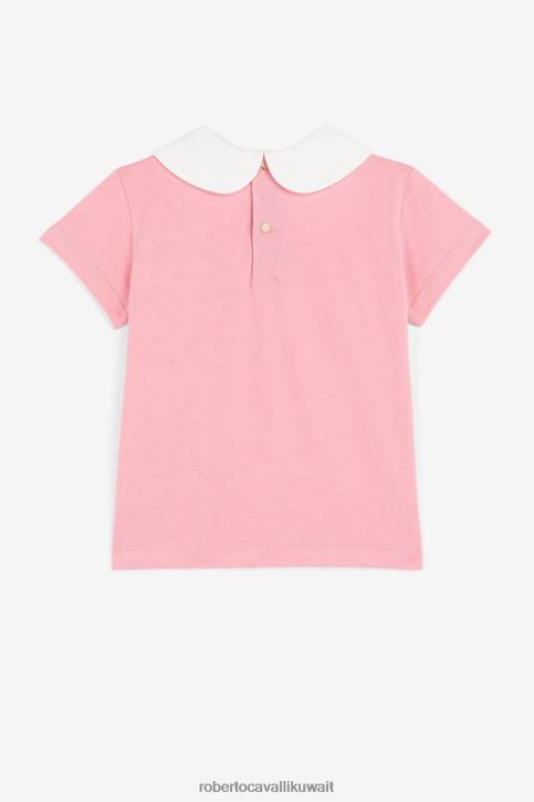 Roberto Cavalli فتيات mt026 فستان بأكمام طويلة وطبعة فراشة ملابس 4H40H1382