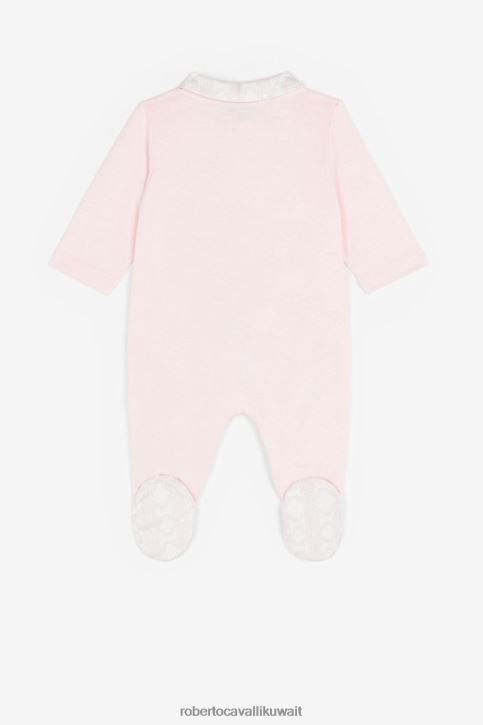 Roberto Cavalli فتيات لون القرنفل طقم أطفال بطبعة زهور ملابس 4H40H1238