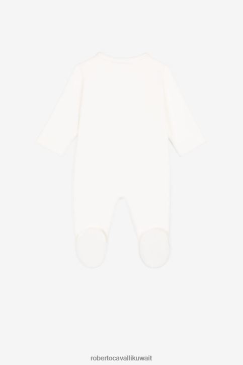 Roberto Cavalli فتيات أزرق طقم أطفال جاكوار وطبعة زهور ملابس 4H40H1349