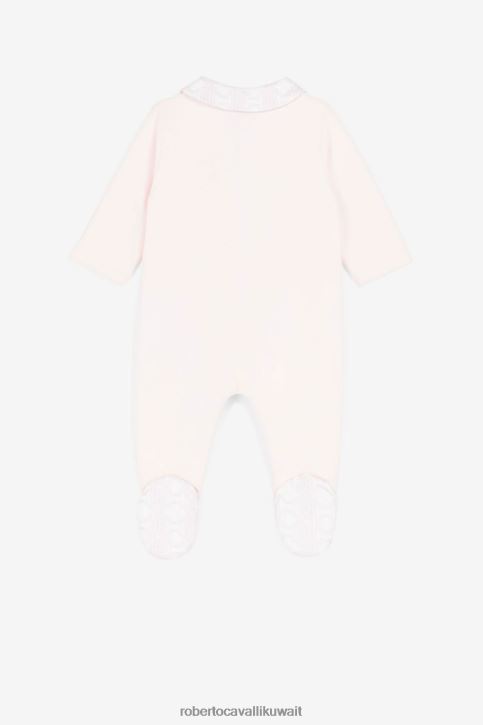 Roberto Cavalli فتيات لون القرنفل طقم أطفال مطرز بشعار آر سي ملابس 4H40H1353