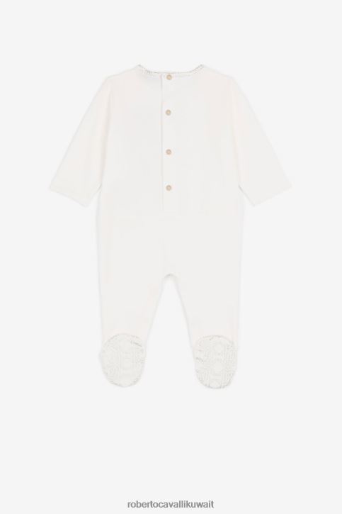 Roberto Cavalli فتيات لون القرنفل طقم أطفال مطرز بشعار الماركة ملابس 4H40H1357