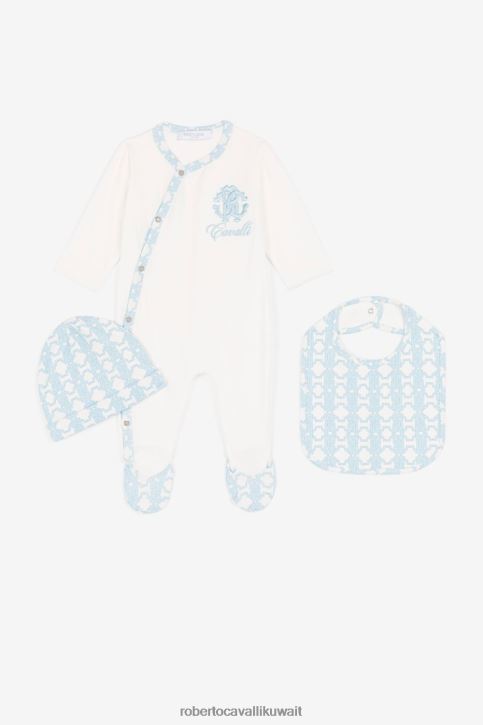 Roberto Cavalli أولاد ازرق فاتح مجموعة بيبي غرو بأكمام طويلة ملابس 4H40H1640