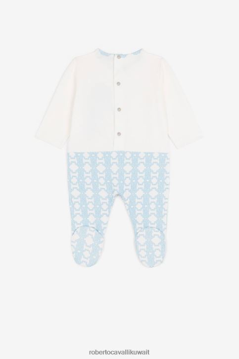 Roberto Cavalli أولاد ازرق فاتح مجموعة بيبي غرو بأكمام طويلة ملابس 4H40H1640