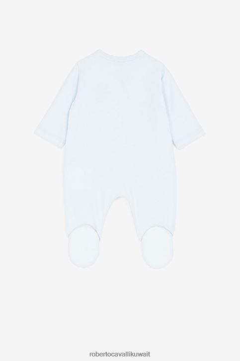 Roberto Cavalli أولاد متعدد الألوان طقم أطفال بطبعة شعار مونوغرام ملابس 4H40H1650